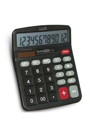 Mas Hesap Makinesi Ofis Tipi Plastik Panel 12 Hane