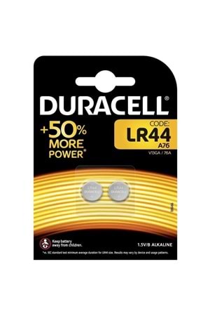 Duracell Lityum Düğme Pil 3 V 2 Li Lr44