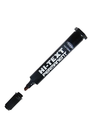 Hi-text Markör Permanent Kesik Uçlu Siyah 830pc