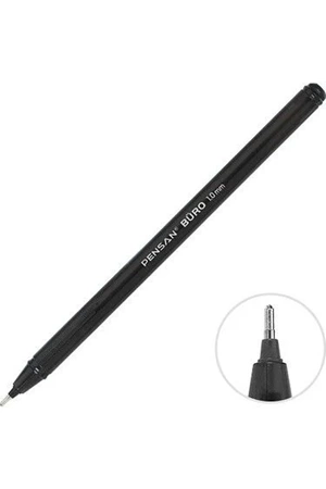 Pensan Tükenmez Kalem Büro 1.0 Mm Siyah 50 Li 2270