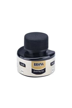 Brons Çini Mürekkebi 20 Cc Siyah Br-317