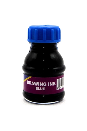 Monopol Çini Mürekkebi Cam Şişede Mavi 1103