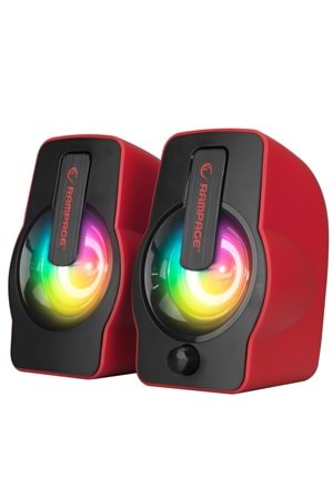 Rampage Rms-g7 Falsetto 2.0 6 Watt Kırmızı 5v Usb Hoparlör