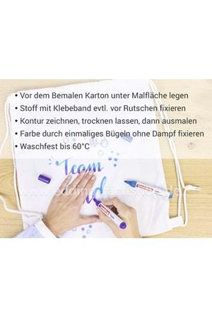 Edding T-shırt Kalemi Yuvarlak Uçlu 2-3 Mm Kırmızı 4500