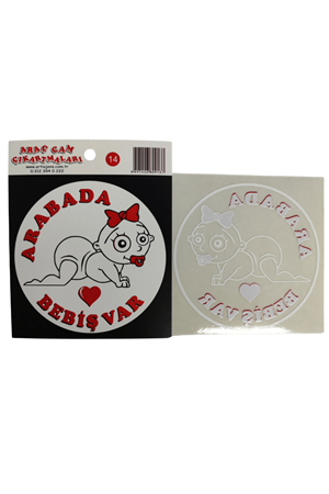 Araç Cam Çıkartma 14 (yuvarlak 