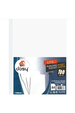 Dosy Poşet Dosya A4 100 Lü Ekonomik Paket