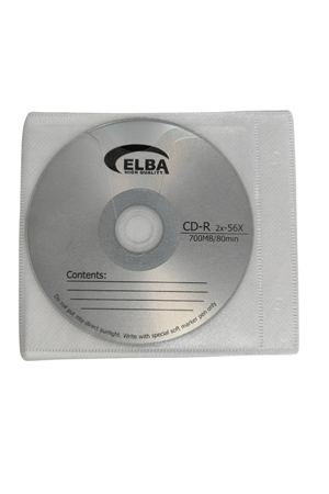 Dosya Delikli Cd & Dvd İçin İki Yönlü Poşet Zarf 100'lü Paket