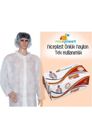 Niceplast Tek Kullanımlık Ziyaretçi Önlüğü Bez (tela) 5'li Paket