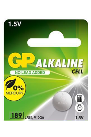 Gp Gp189-c5 Lr54 Ag10-lr1130 Alkalin Düğme Pil