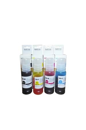 Perfix | Epson 103 Sarı Muadil Toner 70ml ( L3110 - L3111 - L3150 - L3151 - L5190 - C13t00s14a - T00s14a )
