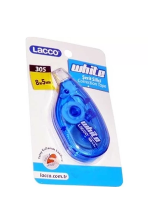 Lacco 305 Beyaz Şerit Silici Daksil 8metre X 5mm
