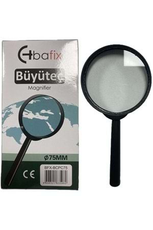 Bafix Büyüteç Cam Plastik Çerçeve 75 Mm Bfx Bcpc75