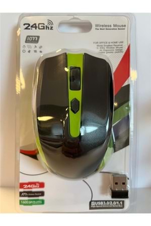 Elba G-211 Yeşil 2.4ghz Kablosuz Mouse