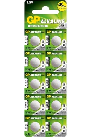 Gp Lr44 Ag13 Alkalin Düğme Pil 1pcs | Gpa76-2c10