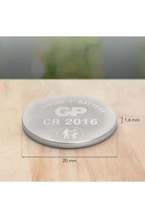 Gp Cr2016 Lityum Düğme Pil 3v | 2caı20