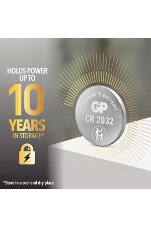 Gp Cr2032 3v Lityum Düğme Pil | 2caı20