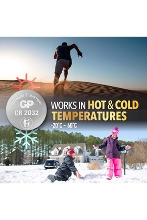 Gp Cr2032 3v Lityum Düğme Pil | 2caı20