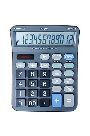 Gıpta Hesap Makinasi 12hn Vergi Fonks Masa Tipi
