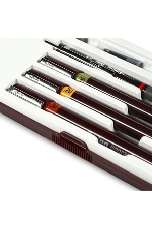 Rotring Isograph Set (0.1-0.2-0.3)+tikky 0.5 Mm Versatil Rotring Isograph Se