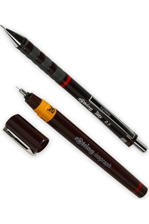 Rotring Isograph Set (0.1-0.2-0.3)+tikky 0.5 Mm Versatil Rotring Isograph Se