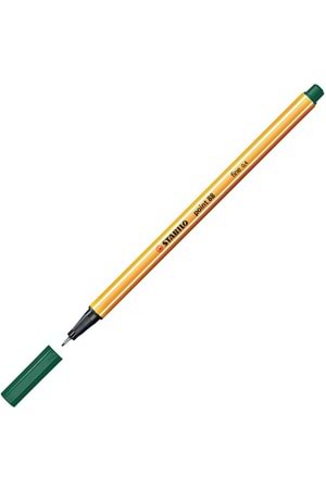 Stabilo Çam Yeşili Keçe Uçlu İnce Kalem 88 Point 0.4 Mm 88/53