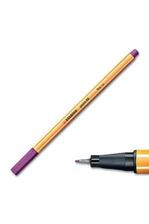 Stabilo Lila Keçe Uçlu İnce Kalem 88 Point 0.4 Mm 88/58