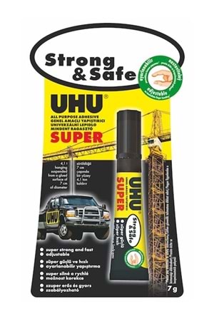 Uhu Süper Strong Safe Japon Yapıştırıcı 7 Gr.