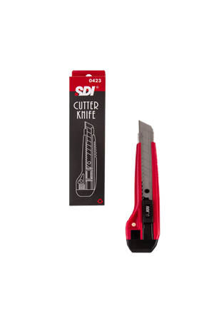 Sdi Maket Bıçağı Geniş Otomatik Kilitlemeli Metal Ağızlı 2 Yedekli | 0423