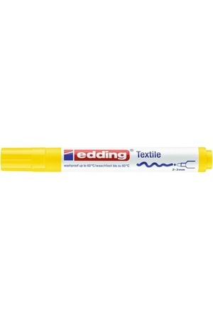 Edding T-shırt Kalemi Yuvarlak Uçlu 2-3 Mm Sarı 4500