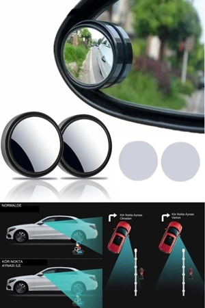 Senhu Çerçeveli Kör Nokta Aynası 360 Derece Hareketli 2 Adet