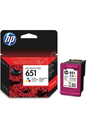 Hp (651) Orjinal Tri-color Renkli Kartuş | C2p11ae