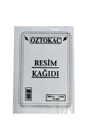 Öztokaç 35x50 Resim Kağıdı 1.kalite Hamur 100'lü Paket