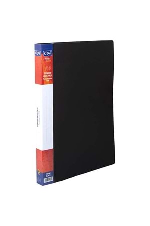 Kraf Sunum Dosyası A4 40'lı Siyah