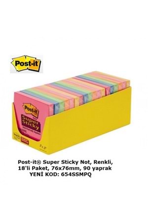 3m Post-it 76x76 90 Etiket