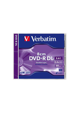 Verbatim Dvd+rdl 2,6 Gb 55 Dakikalık Kutulu 8cm 2.4x Speed