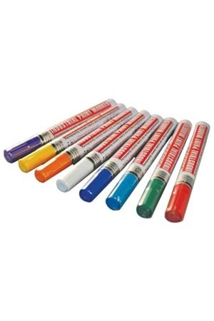 Marvy Markör İndustrial Paint Suya Ve Isıya Dayanıklı Fiber Uç 4.5 Mm Siyah 728