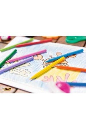 Bic Pastel Boya Plastidecor Karton Kutu 12 Li 920299