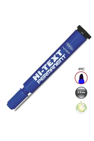 Hi-text Markör Permanent Kesik Uçlu Mavi 830pc
