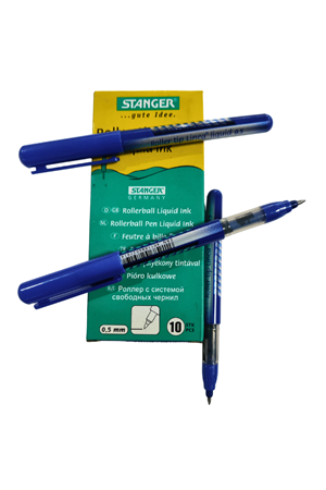 Stanger Rollerball Solid Inkliner 0.5 Mm Mavi Pilot Kalem 10'lu Paket