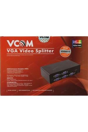 Vcom Vga Video Spliter 5 Port