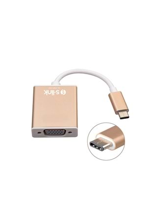 S-link Sl-usb-c53 Type-c To Vga Kablo