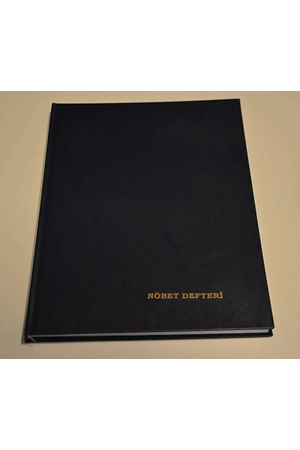 Dilman Nöbet Defteri ( Öğretmen - Memur ) 96 Yaprak | 22 X 33 Cm