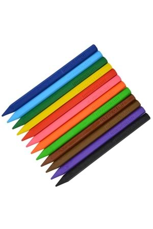 Nova Color Mum Pastel Boya Karton Kutu Tam Boy Köşeli 12 Li Nc-2112