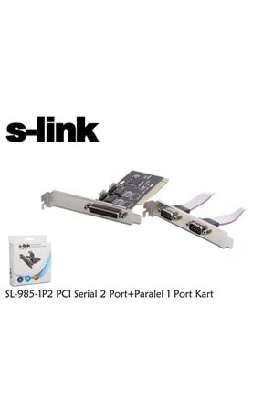 S-link Sl-985-1p2 Pcı Serial 2 Port+paralel 1 Port Kart