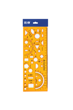 Rio Multi Faction Şablonu Cetvel 25 Cm