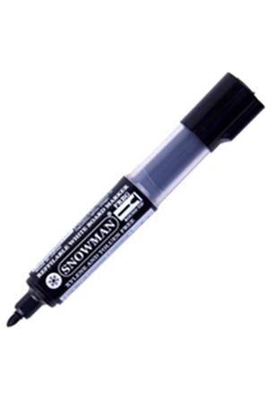 Snowman Tahta Kalemi Sıvı Mürekkep Kartuşlu 4.5 Mm Uç Siyah Frbg-12