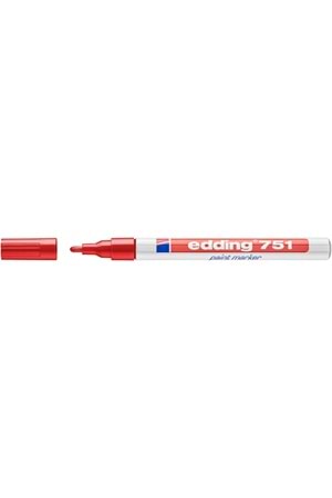 Edding Markör Dekor Boya Yuvarlak Uçlu 1-2 Mm Kırmızı 751