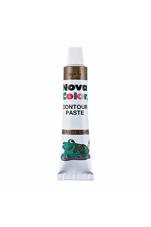Nova Color Kontür Paste Altın Yaldız Renk Nc 184