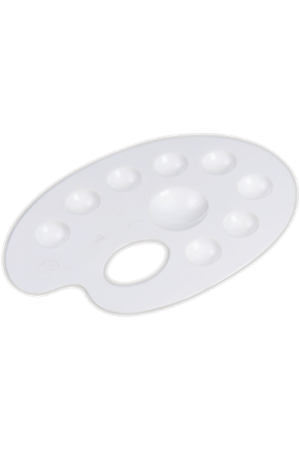 Rio Palet Akrilik Oval Beyaz 701