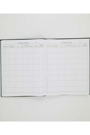 Dilman Adli Rapor Kayıt Defteri Ciltli 96 Yaprak | 22.5 X 32 Cm